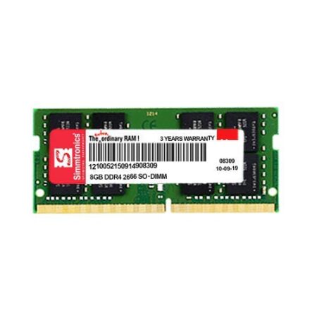 Simmtronics Ram DDR4 8 GB 2666Mhz(Lap)