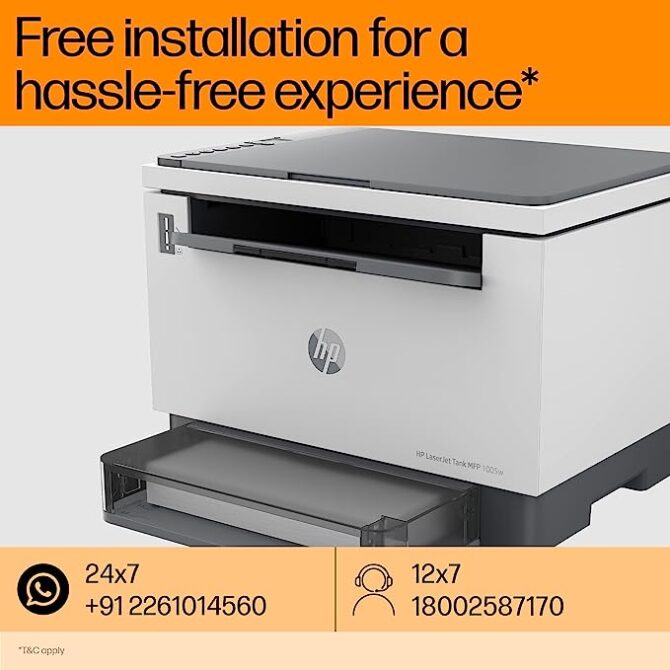 HP Laserjet Tank 1005w Printer