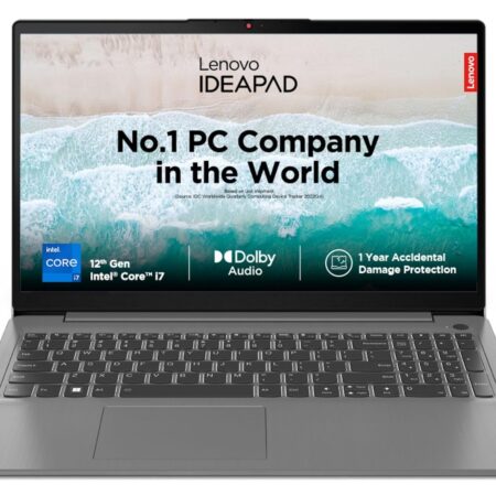 Lenovo Ideapad 3 i5-12th/8GB RAM/512GB SSD/Win 11+MSO (83ER00F2IN)