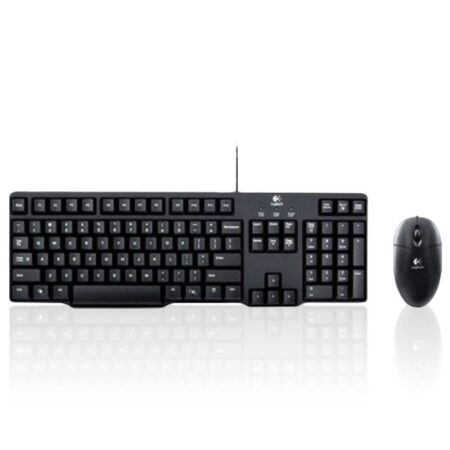 Logitech Mk100 Wired Keyboard Mouse Combo