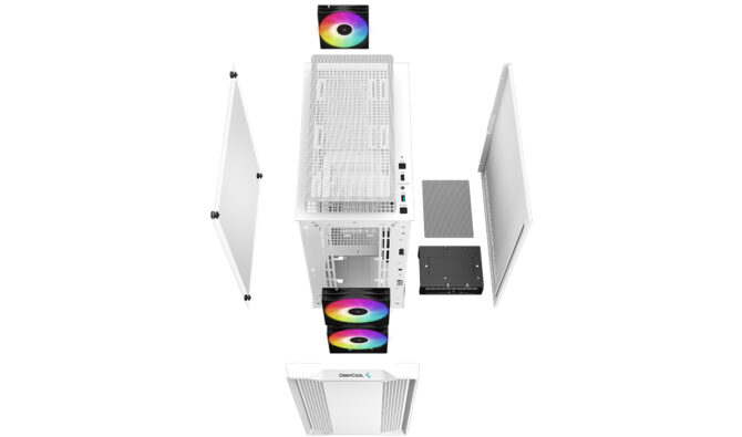 Deepcool Cabinet CC360 ARGB WHT W/O PSU – Sunrise Computers