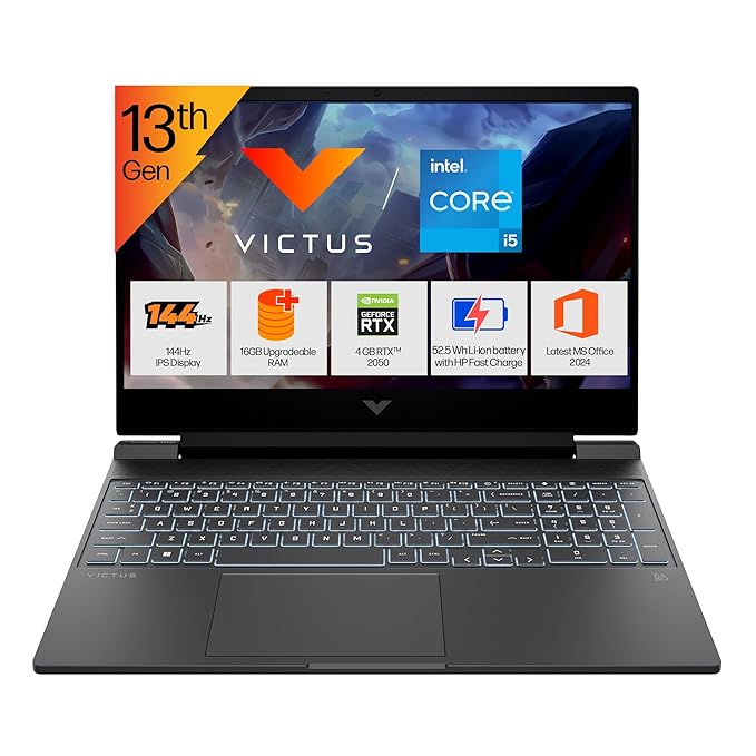 HP VICTUS 15-FA2703TX I5-13TH(16GB/512GB/W11+MS/4GB 2050)