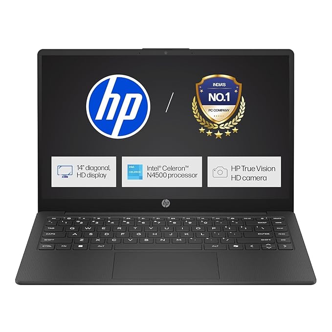 HP 14S-DQ3149TU Celeron Dual Core N4500 (8GB/512GB/WIN11+MSO/BLK-14")