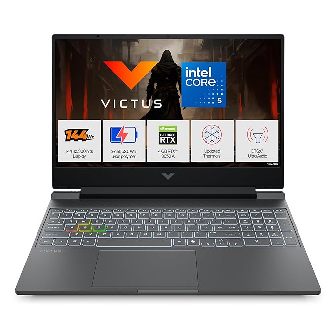 HP LAPTOP 15-Fa2500TX Core 5 210h/24GB/3050 4GB/512GB/51.6/WIN11