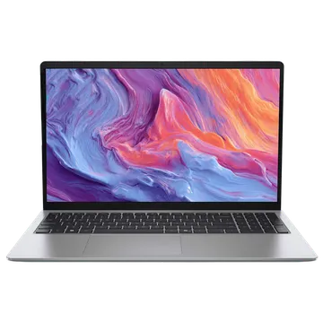 Dell 15 Silver laptop shown open with display and keyboard visible