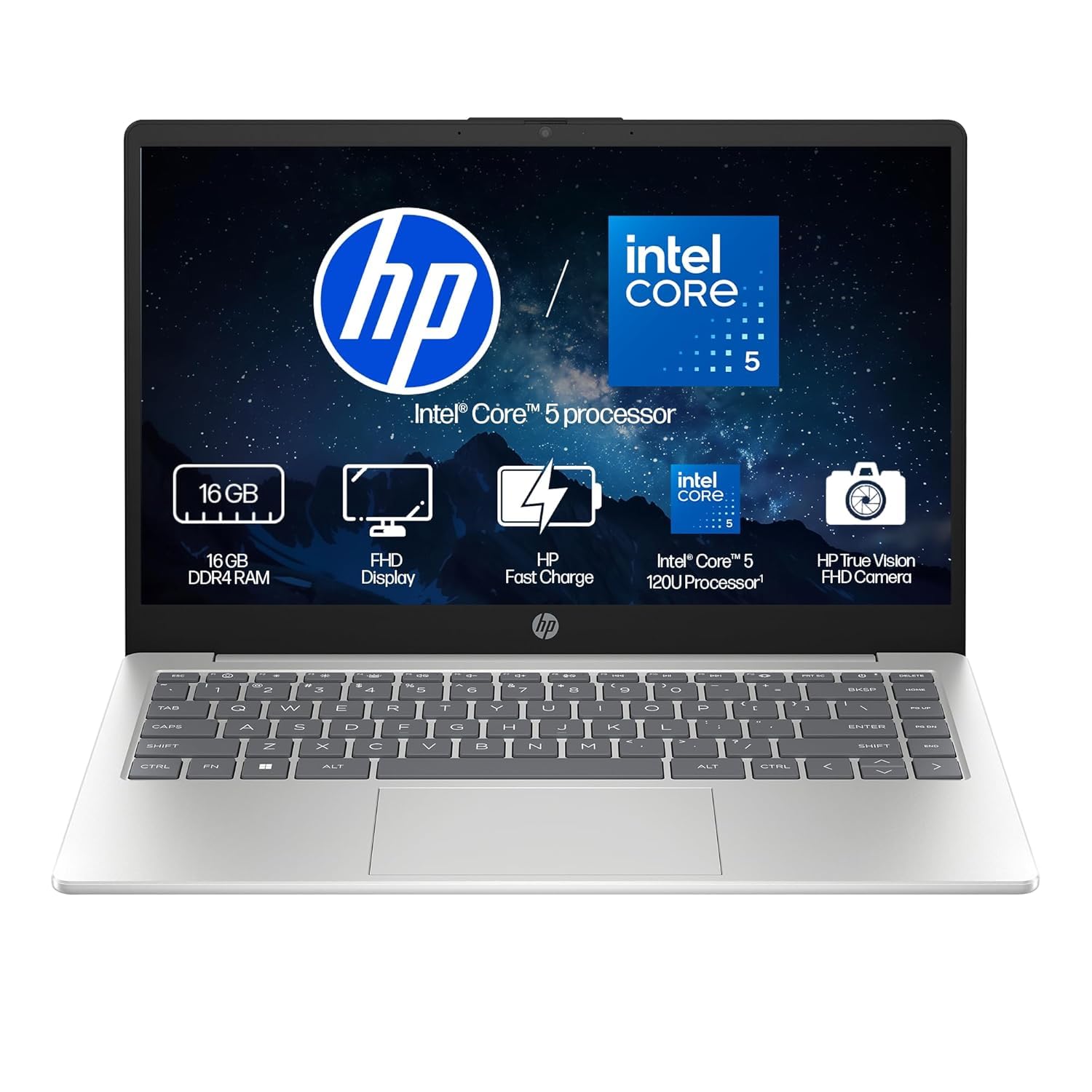 HP 14-ep0385TU laptop in Natural Silver