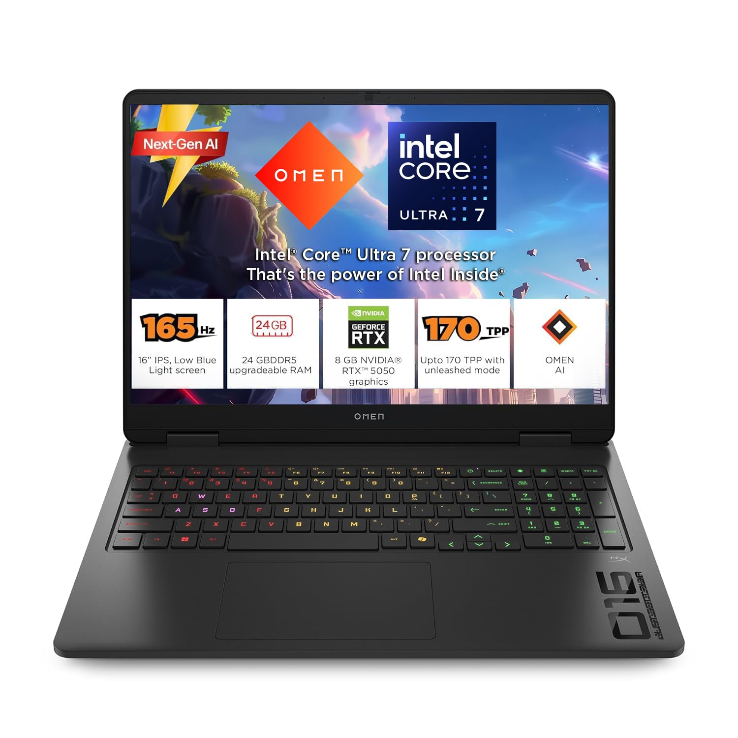 HP OMEN 16-am0240TX gaming laptop in Shadow Black