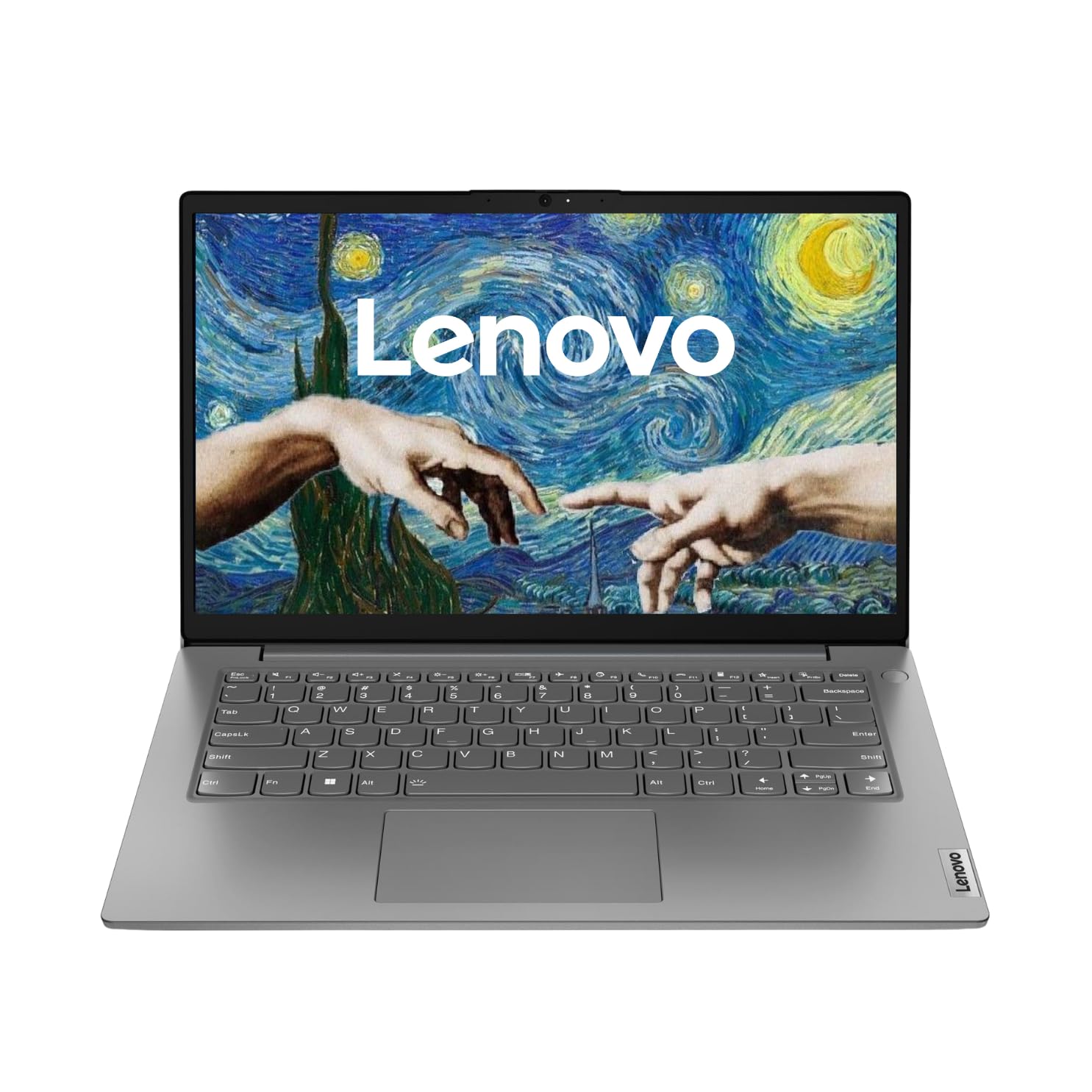Lenovo V14 G5 IRL laptop in Luna Grey