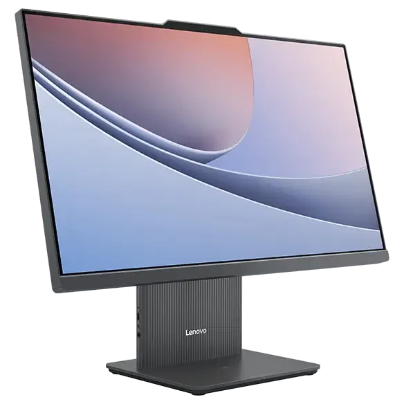 Lenovo IdeaCentre AIO 24IRH9 in Cloud Grey with wireless keyboard and mouse