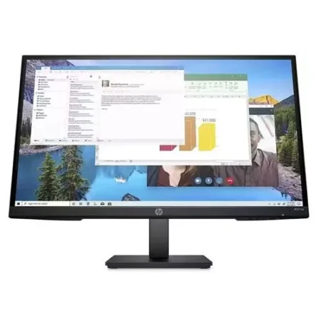 HP P22vb G5 black monitor with desktop stand