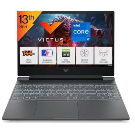 HP Victus 15-fa2531TX gaming laptop in Mica Silver