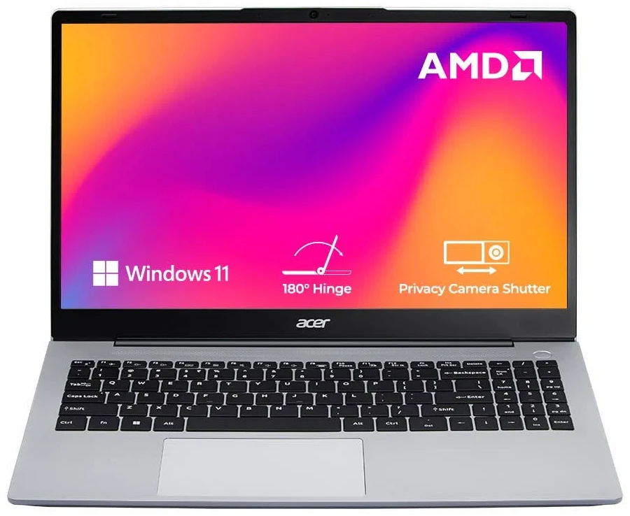 Acer Aspire 3 A325-42 Steel Gray laptop shown open